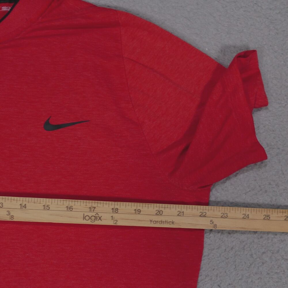Nike Tiger Woods Collection Max Blade Collar Polo Shirt Red Men's L 726187-672 - Picture 8 of 13